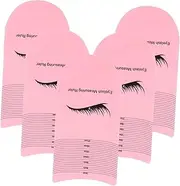 PACKOVE 5Pcs Eyelash Measuring Ruler Durable Tool for Precise Lash Placement Enhance Eyelash Extensions Easy to Use for Symmetrical Measurements Tool