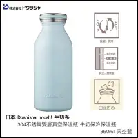 在飛比找Yahoo!奇摩拍賣優惠-日本 DOSHISHA mosh! 牛奶系 304不銹鋼雙層