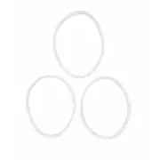 3x For Nutribullet Rubber White Seal - Gasket Ring For 600 600W Blade and Cups