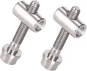Bike Seatpost Screw, Bike Seat Clamp, Seat Post Clamp, 2 Bolts, Seat-Post Fixed Bolt with Precision Threads, Multiple Size of Bolts Great Replacement Parts for Bike