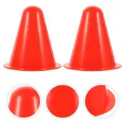 20 Pcs Sports Training Cones Bright Color Equipment Colored Plastic