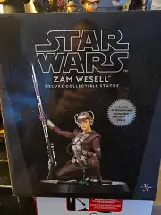 Gentle Giant STAR WARS Statue ZAM WESSEL #349/500 Clone Wars Boba Jango SEALED