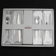 Stelton EM Cutlery Set. Stainless Steel. Erik Magnussen. 24 pieces. NEW!