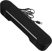 TEHAUX Desktop Soundbar Speaker with HiFi Sound Quality Stylish Design Easy Operation and Wide Compatibility for Tablets Smartphones and Computers for Home Use