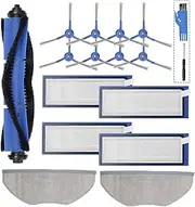 Smilyan Replacement Parts Kit for Eufy RoboVac L70 Hybrid Robot Vacuum Cleaner, Accessories Includes 1 Rolling Brush 2 Mop Pads 4 HEPA Filters 8 Side Brushes