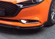 Front Chrome Fog Eyelid Light Cover Trim for 2019-2023 Mazda 3 Factory Style 2PS (for: Mazda)