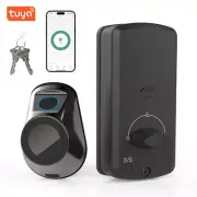 Tuya Smart Fingerprint Lock Electronic Door Lock APP Unlock w/Keys