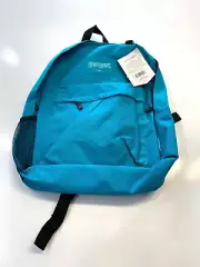 East West USA Turquoise Back Pack School Book Bag NWT