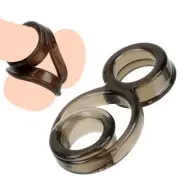 Male Ball Scrotum Stretcher Ring-Penis Enhancer Delay-Ejaculation Men Enlarger