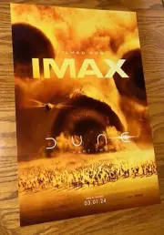 Dune Part 2 IMAX Fan Event Premiere Movie Poster 11.5" x 17" Sci Fi