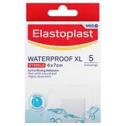 Elastoplast Aqua Protect Waterproof 5Cm X 7.2Cm Strips 5 Pack