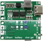 4S Type-C to 16.8V Boost LiPo Polymer Li-ion Chargers LiPo Battery Charging Board with Over-Voltage Protections Function Multicolor 4S 4A
