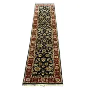 Kaoud Rugs 2.5x11.10 runner black ant. mahal area rug