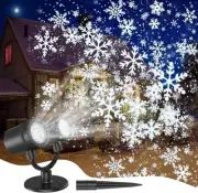 Outdoor Snowflake Projector Lights Christmas Projector Lights waterproof plug in
