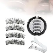 Lumentes Magnetic Eyelashes, Magnetic Eyelashes Natural Look, Lumentes Magnetic Lashes, Portalfy Magnetic Lashes, 3d Reusable False Magnetic Eyelashes, Magnetic Lashes No Glue or Liner Needed (24P-4)