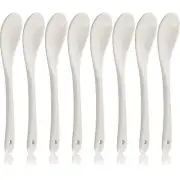 Porcelain Egg Spoons Ceramic Spoons Set of 8 Tea spoon Teaspoons for Coffee, ...