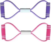 Resistance Bands for Workout 2pcs, Fitness Equipment,Yoga, Weightlifting, Physical Therapy, Rehab, Bench Press, Dead Lift, Stretch Chest, Improve Mobility and Strength