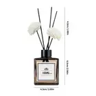 50ml Reed Diffuser Set Spring Floral Scented Aromatherapy B0O1 Included Oil K8W4
