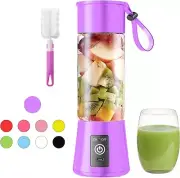 Cordless Personal Size Portable Blender - 14 Oz Blender for Smoothies and Shakes