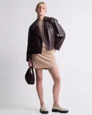 Sasha Biker Leather Jacket