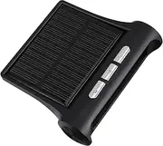 Portable Solar Car Clock with LED Display Digital Thermometer Calendar Gauge Durable Dashboard Indicator for Vehicles Multi Function Design