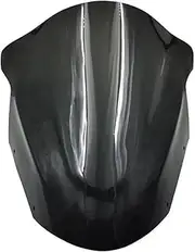 For Ninja 650R ER-6F 2009-2011 ER6F Motorcycle Front Windshield Guard Protects Wind Blocker Airflow Wind(Black)