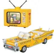 Balody Garfield Cat Mini Building Blocks Garfield Series Convertible Car Moc Tv