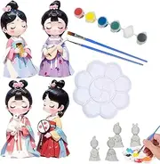 Plaster Painting Kit,Paint Your Own Decorations | Arts and Crafts Activity, Painting Set, Plaster Craft Drawing Toys, Coloring Plaster