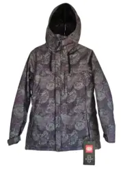 686 Solaris Insulated Ski Snowboard Jacket Women's sz S Thermal Floral InfiDRY