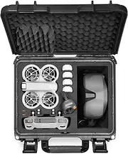 Lekufee Waterproof Hard Carrying Case for DJI Neo Drone,DJI Neo Fly More Combo,DJI Goggles N3/3/2/Goggles Integra,DJI RC 2,DJI RC N3/N2,DJI RC Motion 3/2,and Accessories(Case Only)