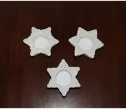 PARTYLITE #P7121 / SNOW DRIFTERS / FLOATING SNOWFLAKE TEALIGHT HOLDERS. NEW.