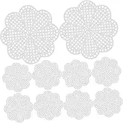 DOITOOL 10pcs Creative Mesh Sheets for Crochet Knitting Durable Portable Sewing Sheets with Pattern for Embroidery Crafting Projects
