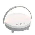 LED Night Light Music Bedside Lamp with Wireless Charger 3 in 1 Touch Lamp Porta
