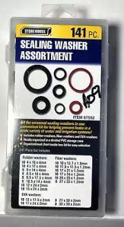 Storehouse Washer/Seal Assortment, 141 Piece