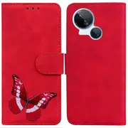 Butterfly Printing Wallet Case for Transsion Tecno Spark 10 5G,Stand Skin-touch Phone Cover