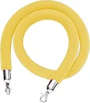 GDPKIALSLZ, Hotels/Theaters VIP Stanchion Rope,Safety Crowd Control Barrier Rope, for Bank Hotel Hospital, Easy to Install/(Yellow,Length 2.5M/8.2Ft/98.4In)