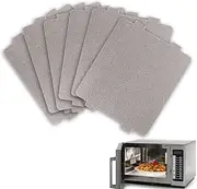 6 Piece Microwave Waveguide Cover, Universal Mica Waveguide Plate, Oven Repair Parts, Guard Assemblies, Household Kit, Internal Replacement, Trim by Size (108 * 99mm)