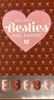 Red Aspen Petite Square, Besties Wear Bows Micah