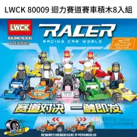 在飛比找蝦皮購物優惠-◎寶貝天空◎【LWCK 80009 迴力賽道賽車積木8入組】