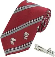 [Peanuts] PN916762 Red & TB-003 Snoopy Necktie, Tie Clip, Gift, PN916762 Red & TB-003, SNOOPY スヌーピーネクタイ タイピン プレゼント