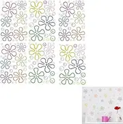 6PCS Bikini Flower Bubble Wall Decals Under The Sea Birthday Party Decorations Ocean Wall Stickers Wall Decor for Bathroom Nursery Bedroom Home School Car,Boys Girls Teens Adults
