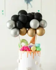 Glitz & Glam Balloon Cake Topper | DIY Cake Garland Kit | Mini Party Balloons |