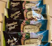 Hawaiian Host AlohaMacs Milk Chocolate Macadamia Nuts 4 PACKS Gift Exp 08/25 N