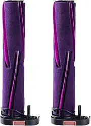 Compatible with Shark Soft Roller Brush Bar Compatible with Evopower System IQ+ Cordless Stick Cleaner CS851JAE,CS851JAE+, IQ Vacuum CS851J,CS851J+ Replace (Color : 2 pcs)