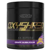 EHPLabs Oxyshred Hardcore Grape Bubblegum 196g