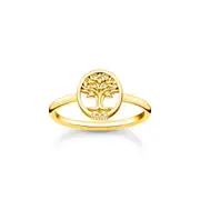 Buy Ring Tree of Love white stones gold by Thomas Sabo online - THOMAS SABO Australia