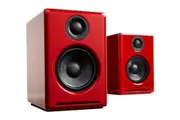 Audioengine A2+ Wireless Speakers (Red)