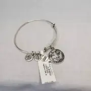 Alex And Ani Sagittarius II Bangle Rafaelian Silver Adjustable