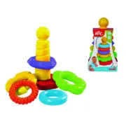 Simba ABC Quality Stacking Ring Pyramid 25cm Multicolor for Ages 6 Months and Up