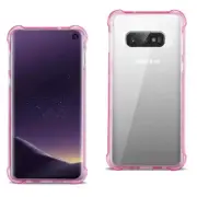 For Samsung Galaxy S10E Case Bumper Air Cushion Protection Cover Clear Pink
